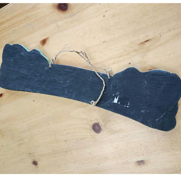 Wood Burned Key West Sign Iguana Lizards Hibiscus Flowers Pool Decor - Picture 8 of 10